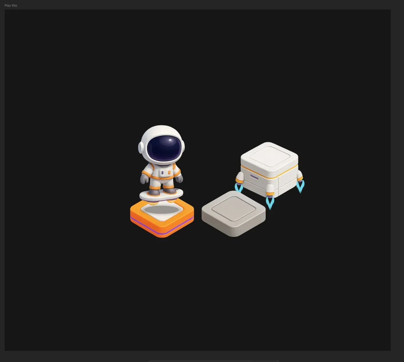3D astronaut · Bybit