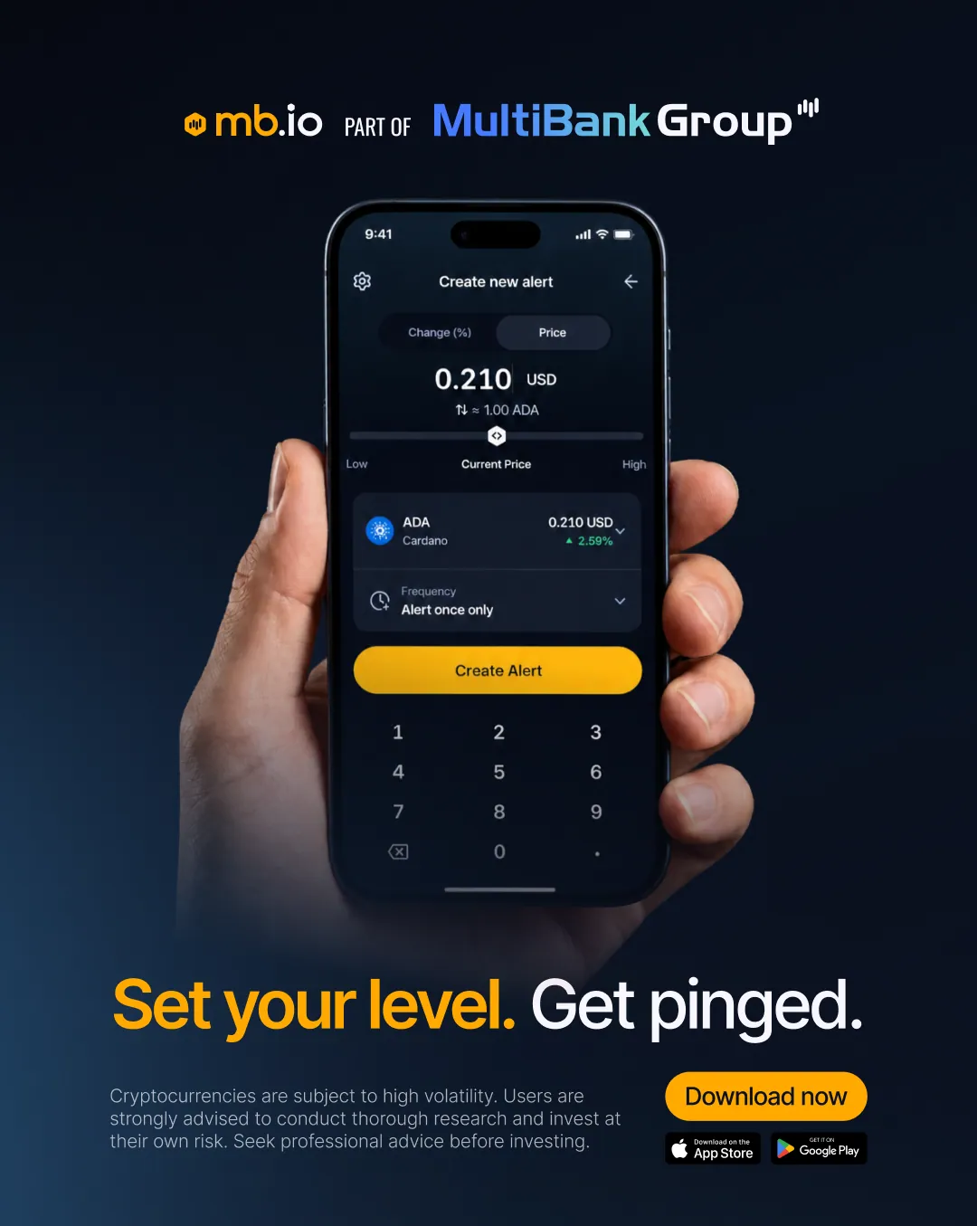 Price alerts · mb.io
